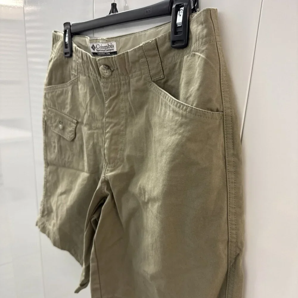 Columbia Hiking Shorts Womens‎ 10 Flat Front Chino